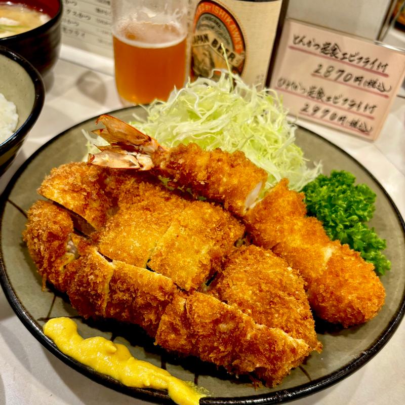 ひれかつ定食(美とん)