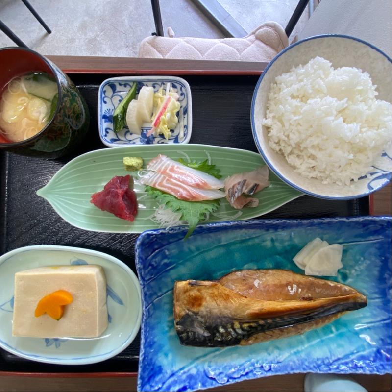 さば塩焼き定食(小林鮮魚店)