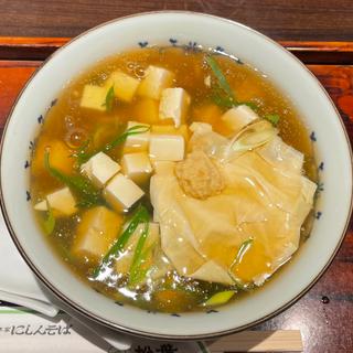 ゆば豆腐そば