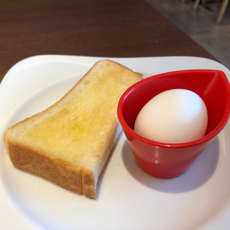 トースト&ゆで玉子（モーニングサービス）(むさしの森珈琲 三芳藤久保店)