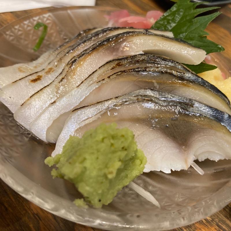 炙りしめ鯖(立ち呑み 本まぐろ大船団)