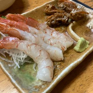 赤えびお造り