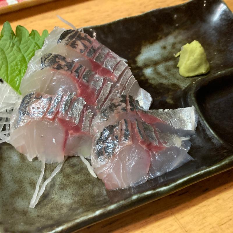 平あじお造り(立呑 得一 扇町店)