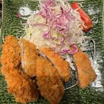 鰹の梅はさみ揚げ