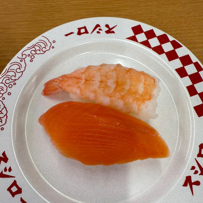 えび　サーモン(スシロー 足立保木間店)
