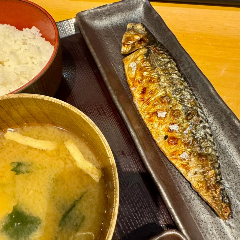 さば文化干し定食(しんぱち食堂 千里中央店)