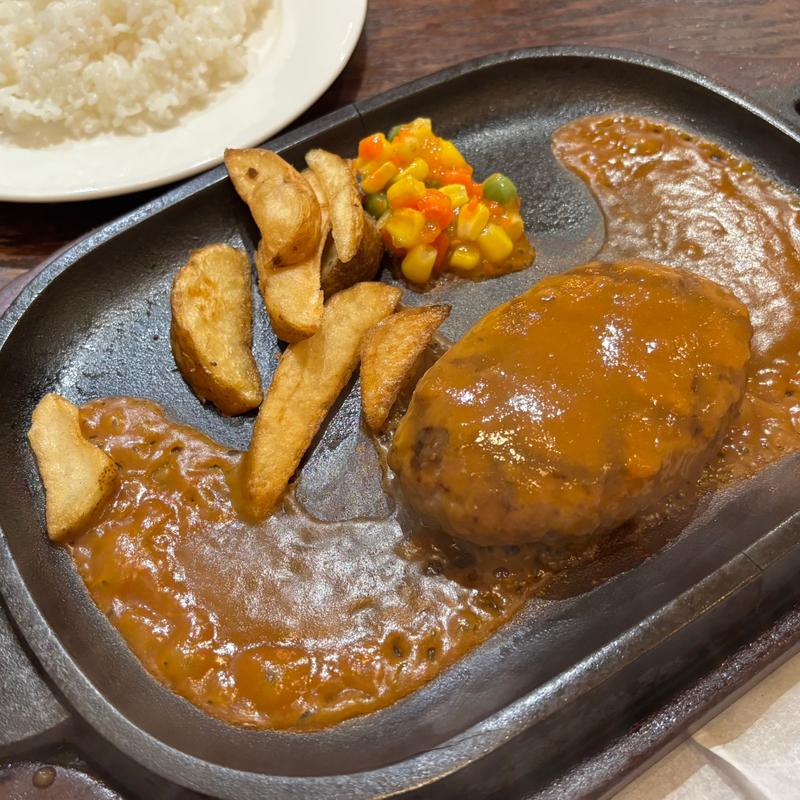 炭焼ハンバーグ（120g）(アルカサール ラ・チッタデッラ川崎店)