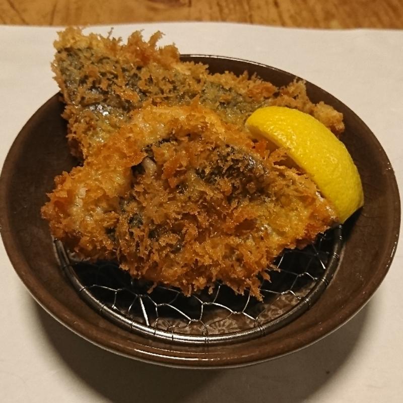 アジフライ(酒肴 新屋敷)