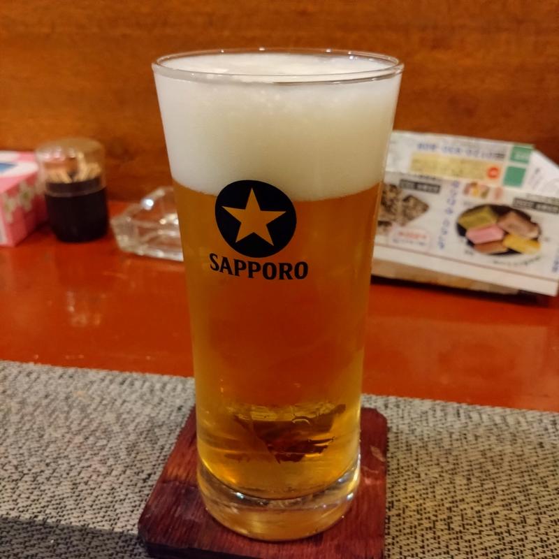 生ビール(居酒屋大扇)