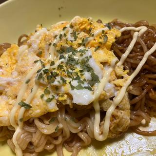 オムそば