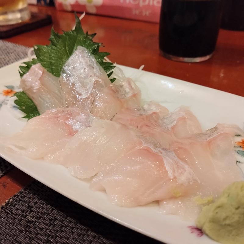 ハッカク刺し(居酒屋大扇)