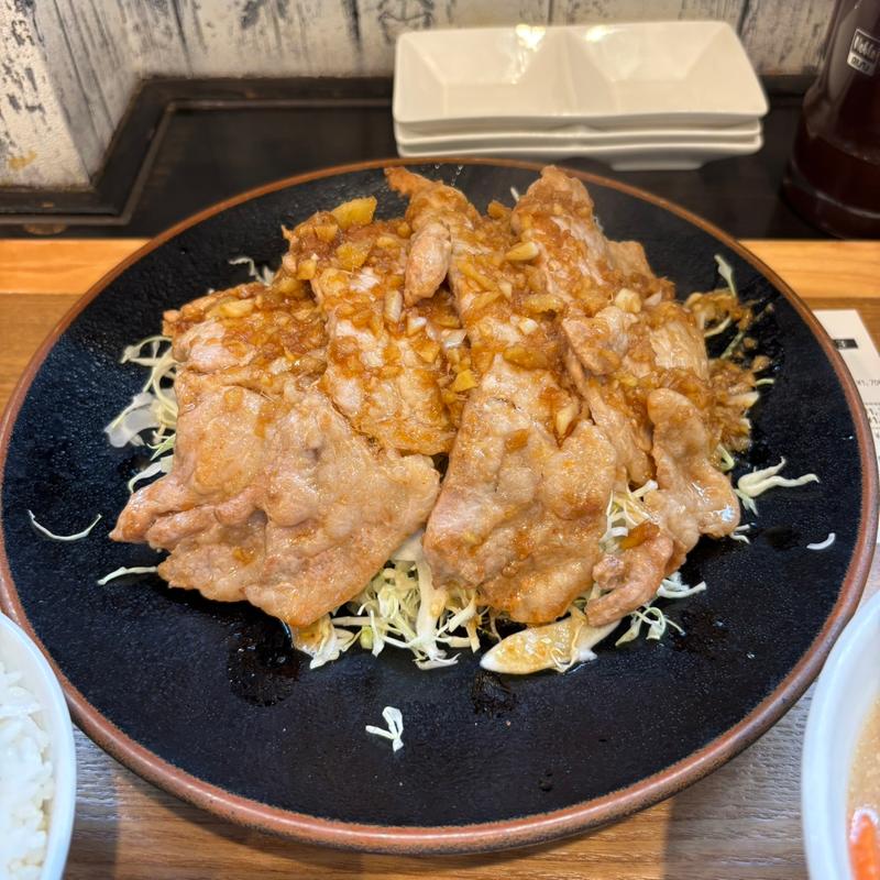 ロース生姜焼き(とん汁の店 まるやま食堂 雑色店)