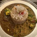月替わりあいがけカレー(旧ヤム鐡道)