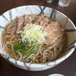 冷たい肉そば大盛(そば処 みづき庵)