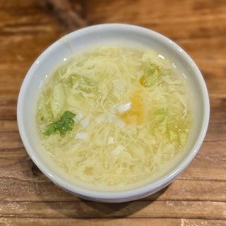 レタスと卵のスープ