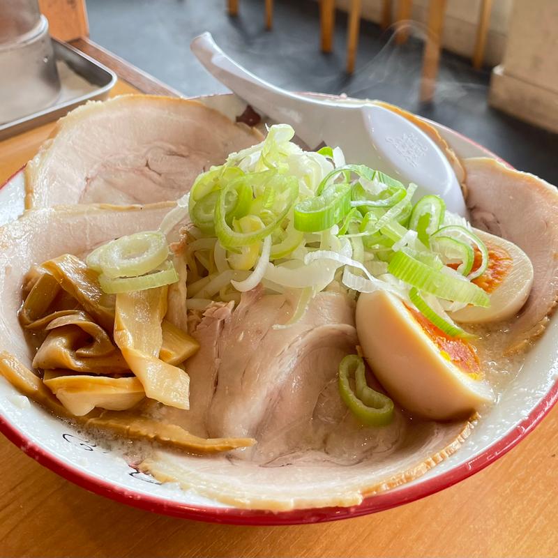 チャーシューめん味付玉子トッピング(こってりらーめんなりたけ 幕張店)