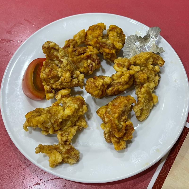 鶏モモの唐揚(ビールセット)(北京飯店 野田阪神店)