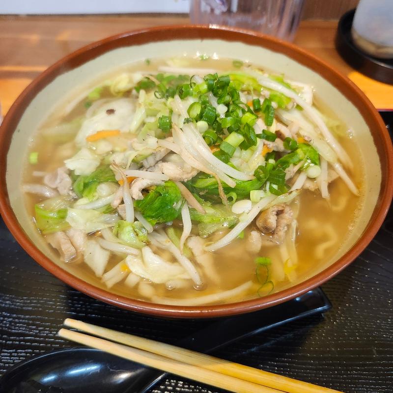 肉やさいそば(丸安食堂)