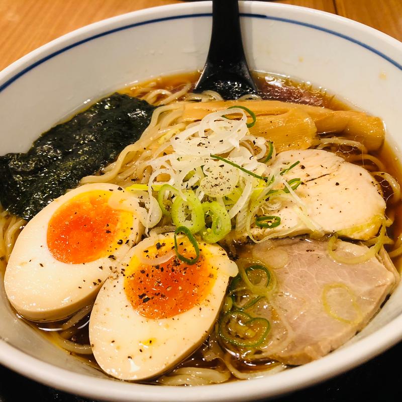 純鶏らーめん 醤油 味玉付き(麺処直久 新橋 （メンドコロナオキュウ）)