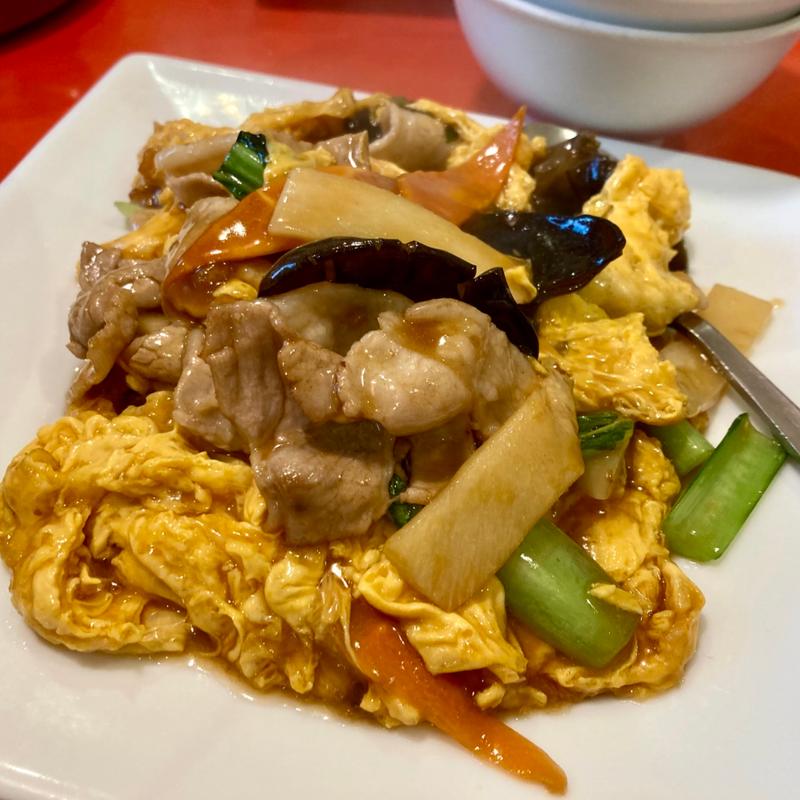 豚肉と玉子の炒め物(天香一 )