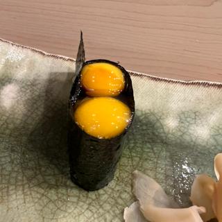 うずら玉子の軍艦(千成寿司本店)