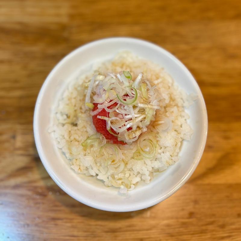 明太子ご飯(麺屋 はし本)