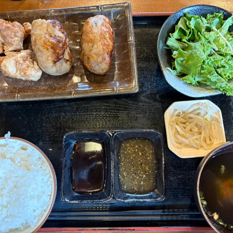 つくね定食(居酒屋 亀たろ)