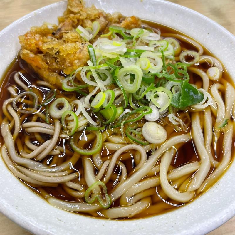 小うそ かき揚げ(長命うどん 本店)