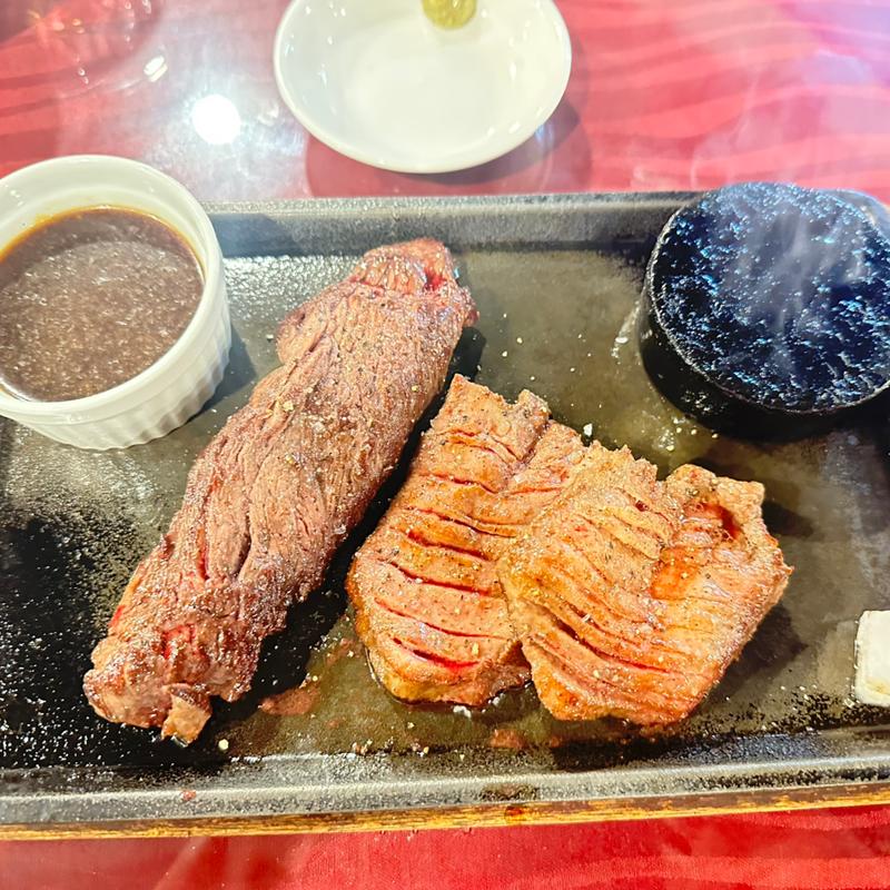 上タンセット(ステーキ松屋)