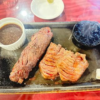 上タンセット(ステーキ松屋)
