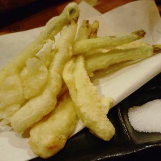 島らっきょうの天ぷら(まーちぬ家 )