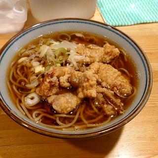 とり唐揚そば