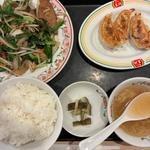 中華セット（ニラレバ炒め）(餃子の王将 上大岡京急店)
