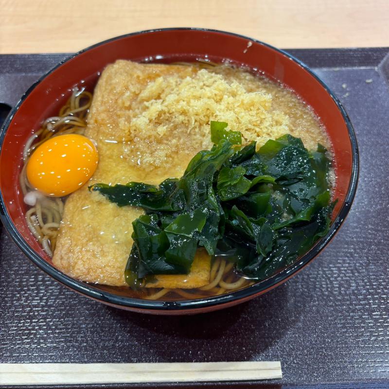 きつね蕎麦(十割そば 二代目長助岡崎美合店)
