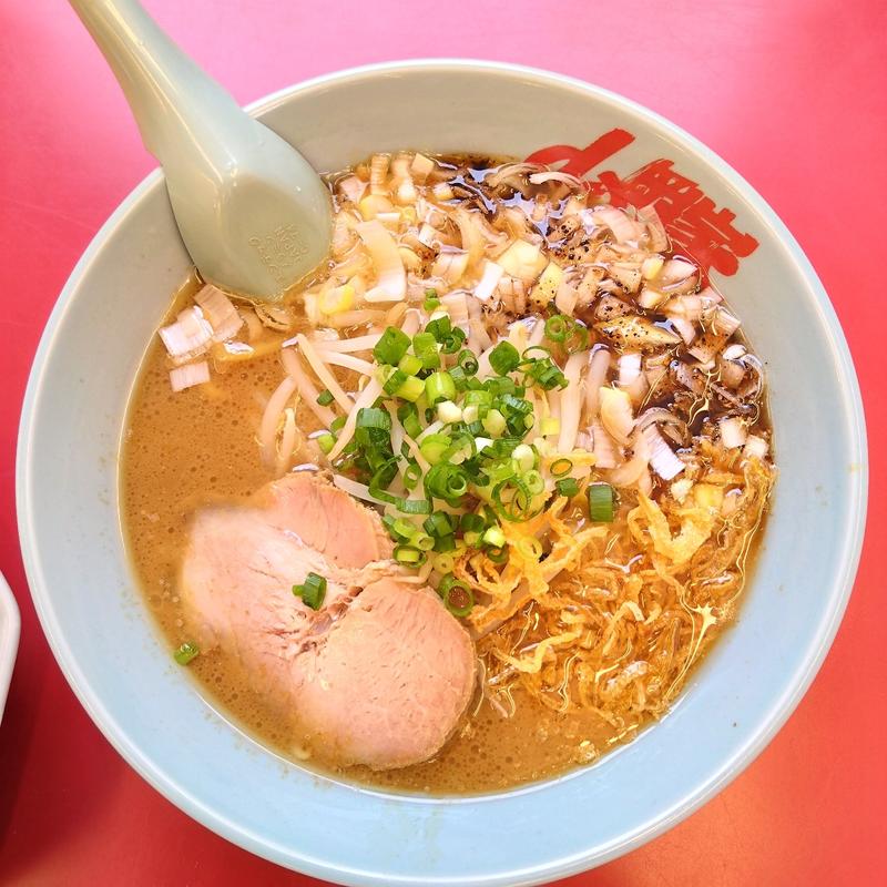 焦がし醤油ラーメン(ラーメン山岡家 留萌店)