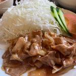生姜焼き定食(星多るの里とヤマタカ食堂)
