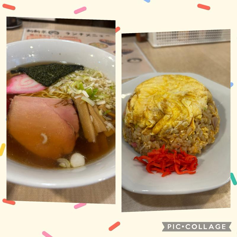 ラーメン玉子チャーハンセット(新新京北)