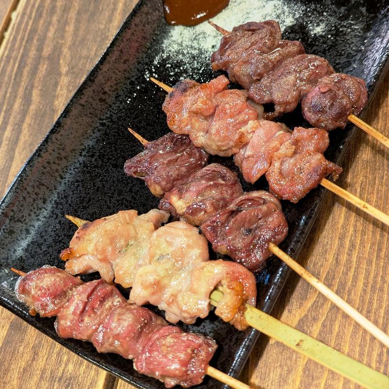 串盛り5本(大衆酒場 竹丸)