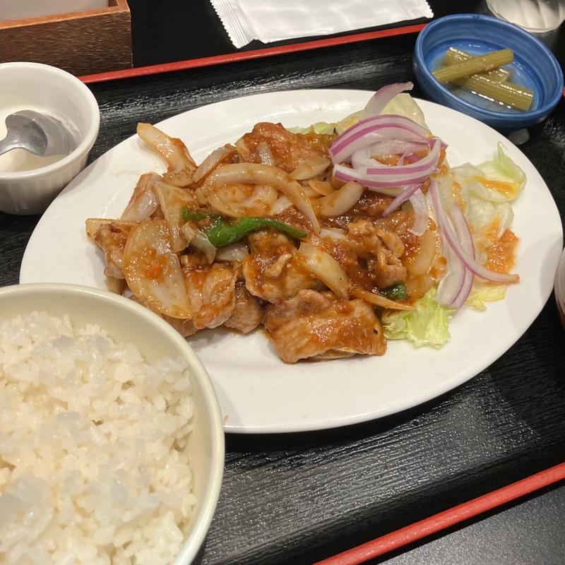 焼肉定食(蘭州 中華料理)