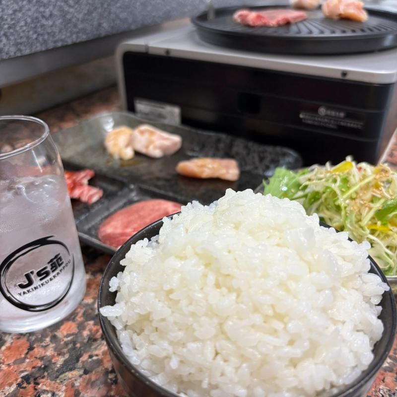 お昼の焼肉セット(焼肉割烹J's苑)