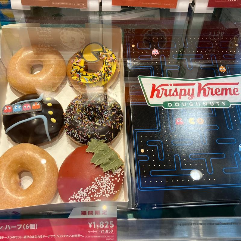 パックマンカスタードスプリンクル(クリスピー・クリーム・ドーナツ 渋谷シネタワー店)