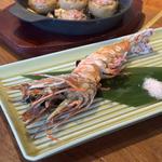 大海老の串焼き