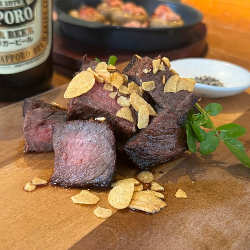 黒毛和牛 炭火焼(150g)(晩餐 かぼす)