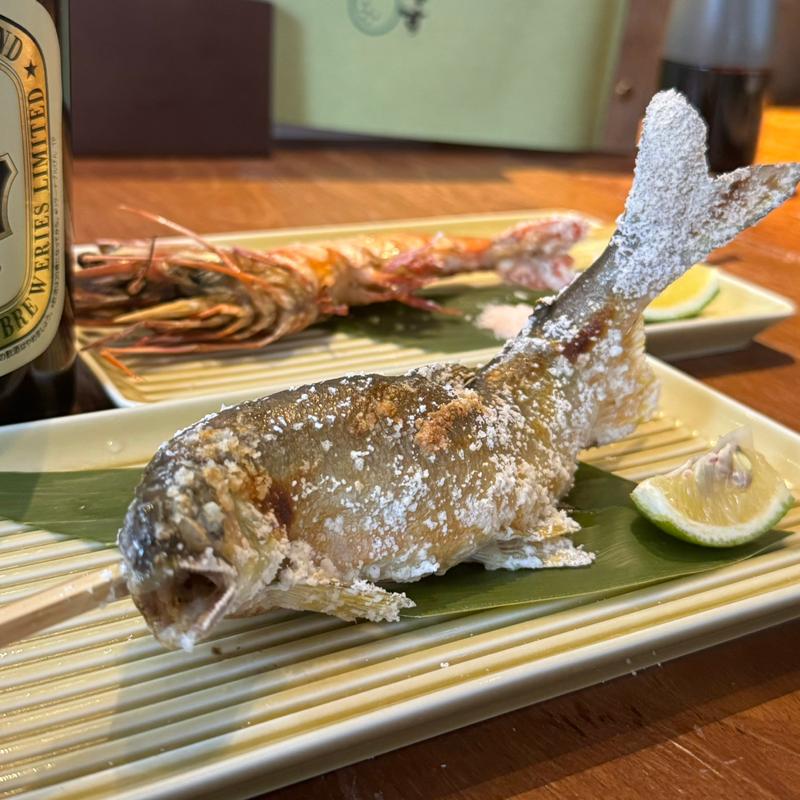 愛知県産 鮎の塩焼き(晩餐 かぼす)