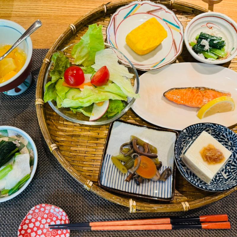 朝ごはん(初谷温泉 （しょやおんせん）)