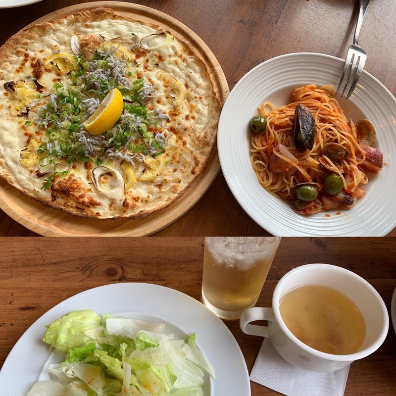 パスタセット&ピザ単品(オリーブの丘 保塚店)