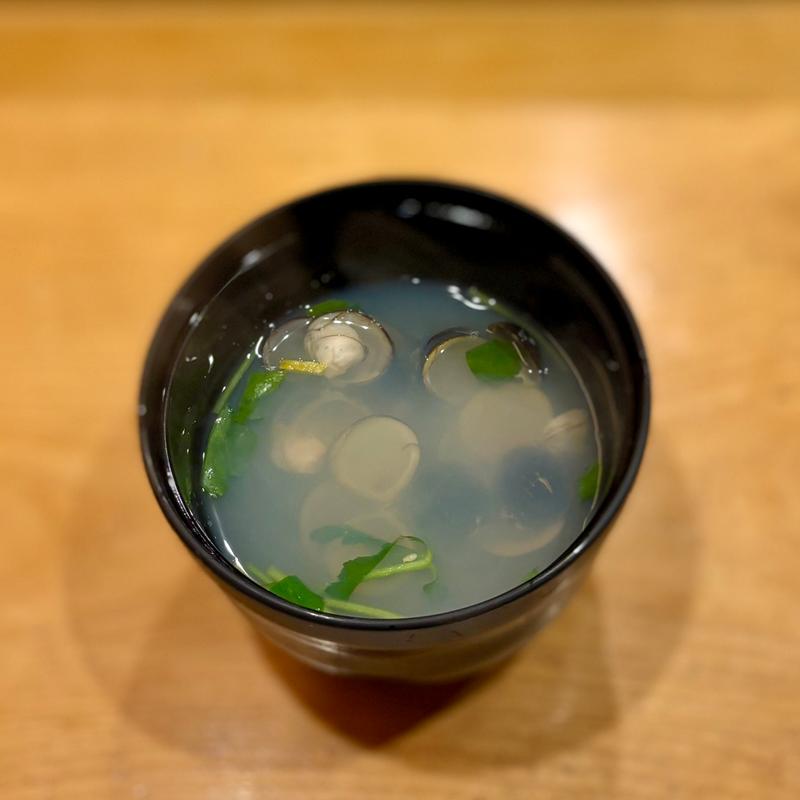 しじみ汁(鮨 いっ誠)