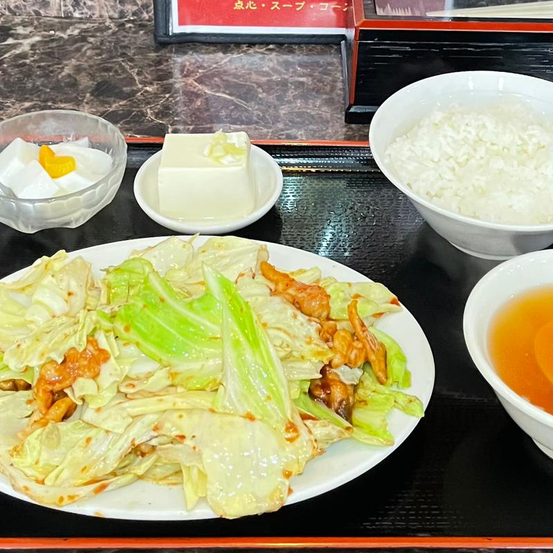 回鍋肉定食(大福)