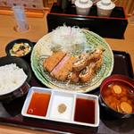 牛サーロインカツと鰻カツ膳
