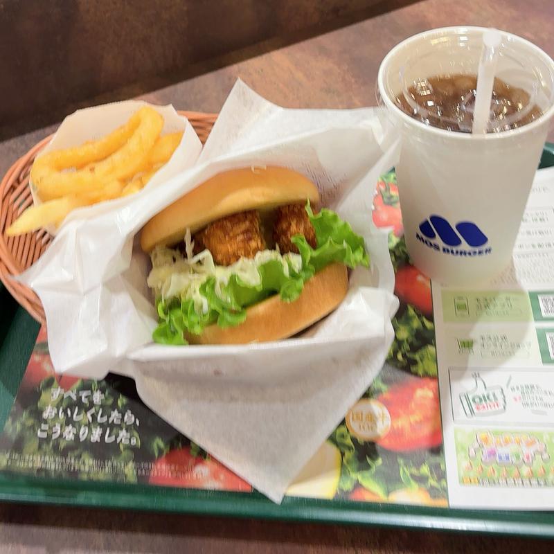 海老エビフライバーガーセット(モスバーガーイオンモール堺北花田店)